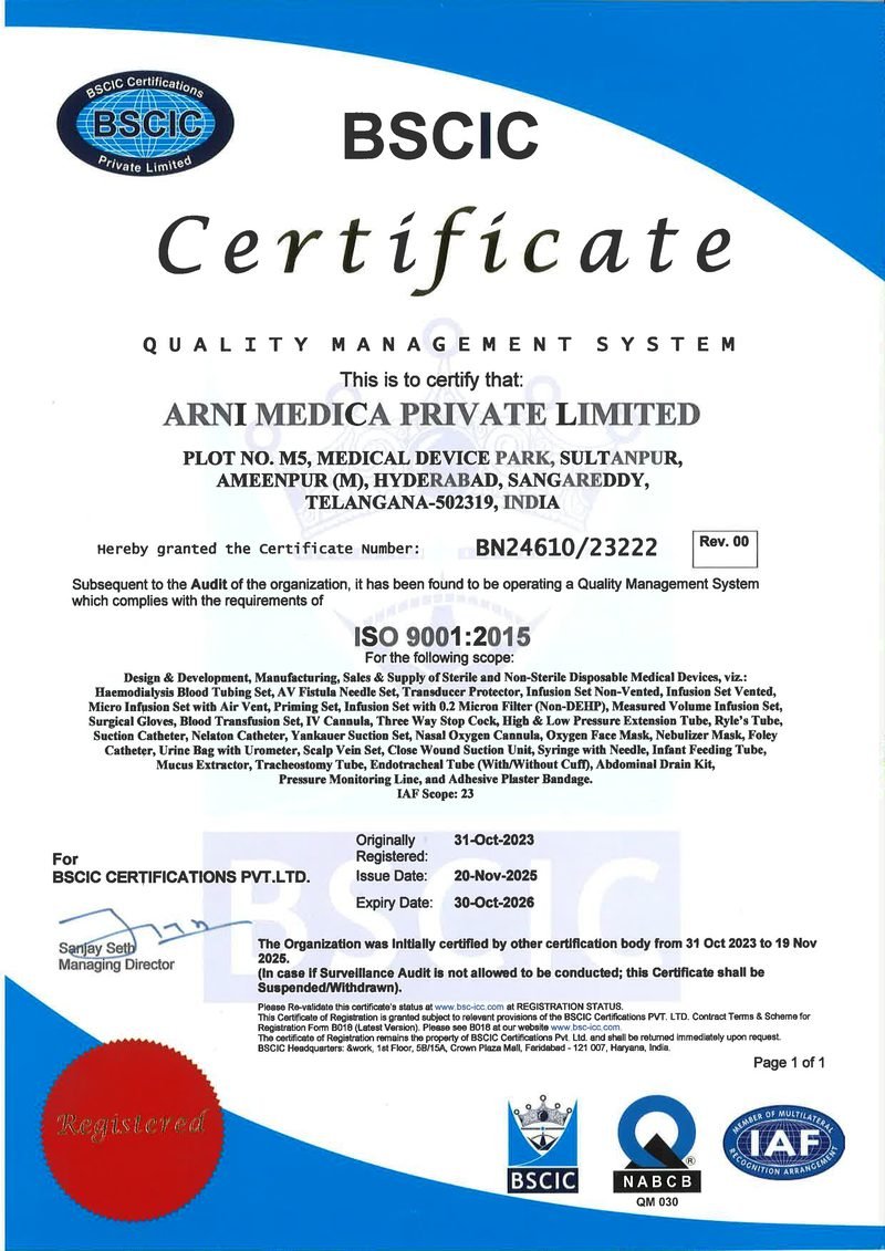 ISO 9001:2015 certificate (preview)